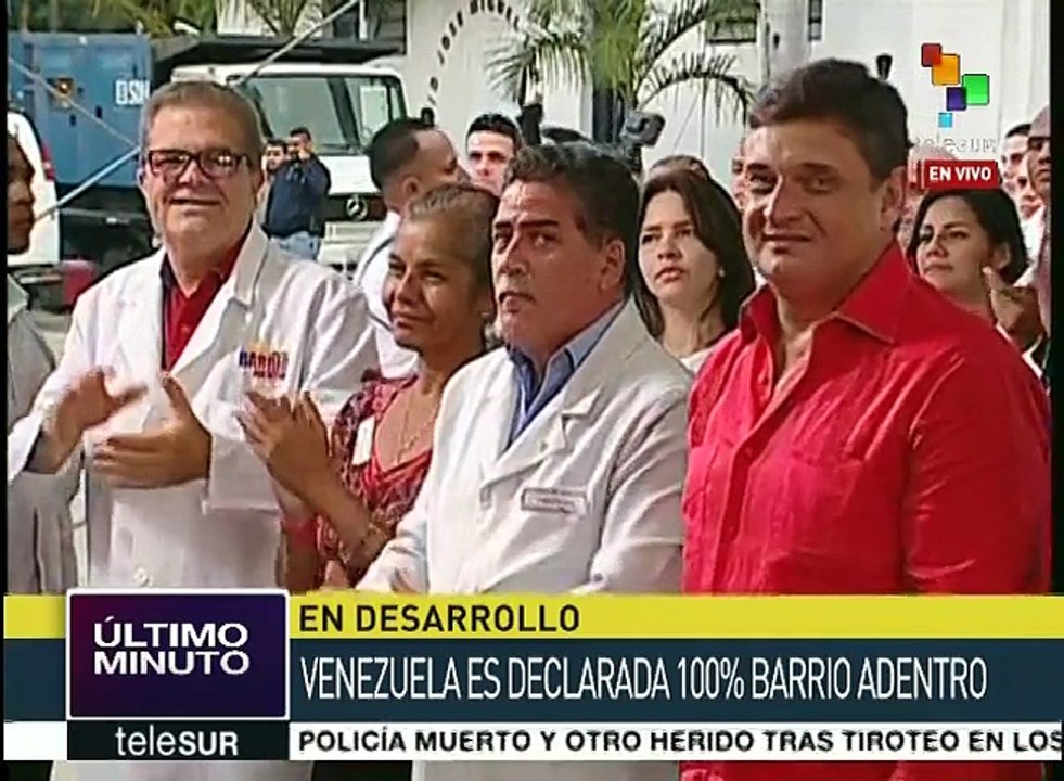 Venezuela: Misión Barrio Adentro alcanza 100% de cobertura