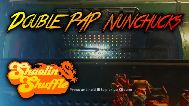 SHAOLIN SHUFFLE - NUNCHUCKS DOUBLE PACK A PUNCHED GAMEPLAY (Infinite Warfare Zombies)