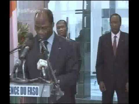 Communiqué final de la visite du Président Alassane Ouattara au Burkina Faso