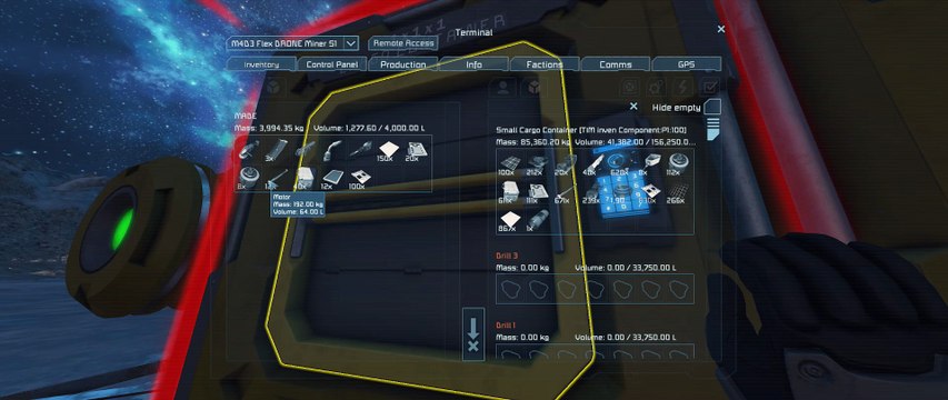 Space Engineers Gameplay T1E10 Script Auto LCD