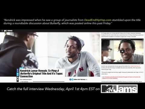 Kendrick Lamar Shouts Out Dead End Hip Hop in MTV Interview!