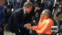 Moon Jae-in vows more government spending for people with disabilities