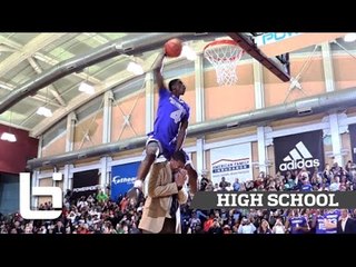 Dwayne Bacon DUNK OVER Jalen Rose! 2015 McDonald's All American Dunk Contest Top 5