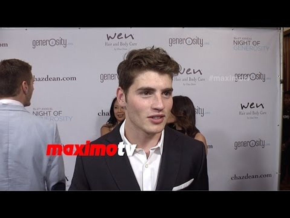 Gregg Sulkin Interview | Night of Generosity Gala 2014 | Red Carpet