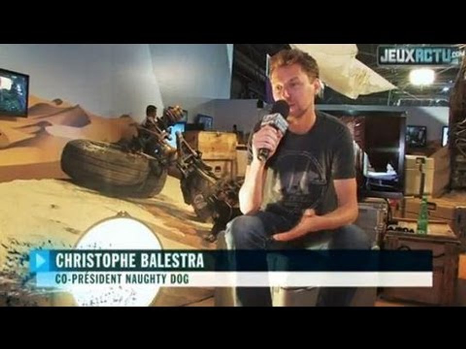 Uncharted 3 : Interview avec Christophe Balestra (Paris Games Week 2011)