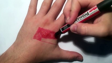 3D Trick Art Horror Drawing-One Piece Hand