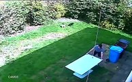 Table Explodes in Man's Hands
