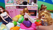 リカちゃん お料理 ままごとキッチン おてつだいするよ Licca-chan Doll Cute Kitchen Toys
