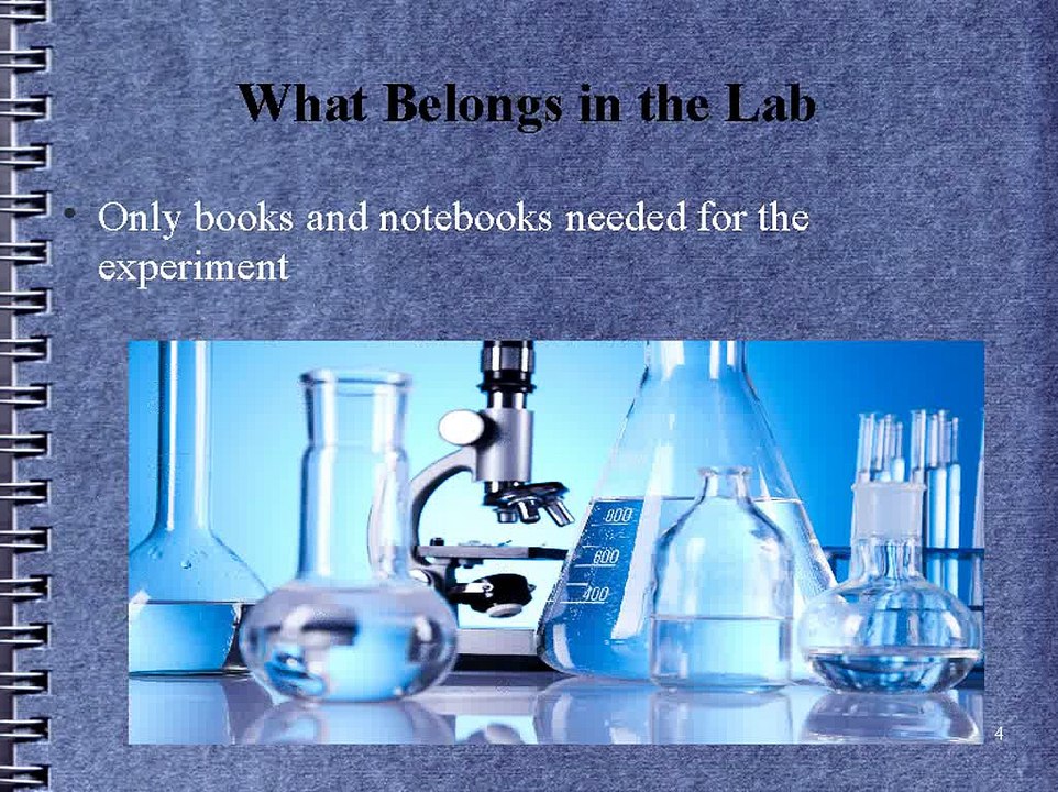 SAFETY IN THE SCIENTIFIC LABORATORY EQUIPMENTS - JLAB