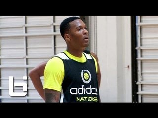 5'10 Jahii Carson Shows Off His Passing Ability & Bounce at Adidas Nations!