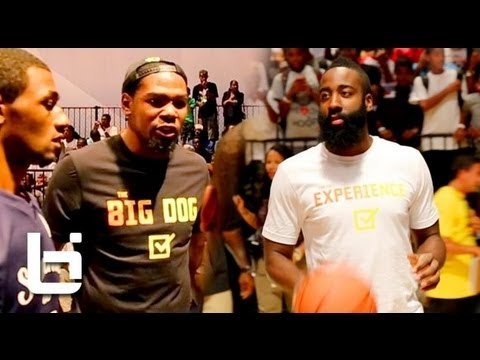 Kevin Durant's Team Beats James Harden's Team In Nike Summer Is Serious Game!