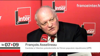 François Asselineau : "Je ne me suis jamais défilé devant aucun débat."