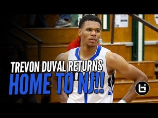Trevon Duval Makes a Business Trip Home for Buckets in NJ!