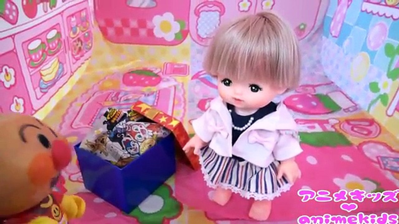 アンパンマン アニメ おもちゃ ふしぎなお風呂にはいるよ❤ ドライアイス 実験 理科 animekids アニメキッズ animation Anpanman Toy Bath