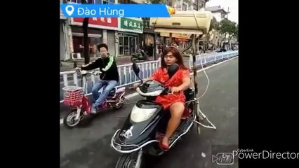Funny Chinese videos - Prank chinese2017 can't stop laugh