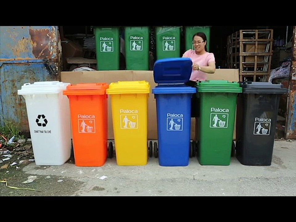 Thùng rác nhựa loại lớn