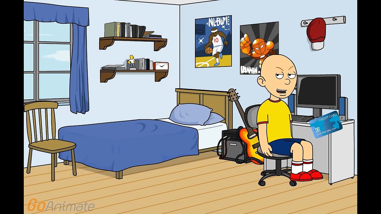 caillou gets terminated from roblox