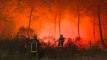 Les images des incendies qui ravagent les pinèdes en Gironde