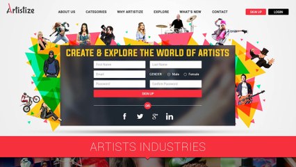 Artistize - A Social Connectivity Platform for Artists
