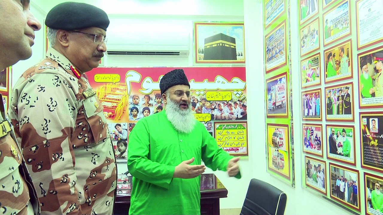 Ramzan Chhipa welcomes DG Rangers Sindh Major General Muhammad Saeed at the #CHHIPA Head office Karachi.