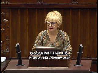 Poseł Iwona Michałek - Wystąpienie z dnia 20 kwietnia 2017 roku.