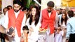 Aishwarya Rai and Abhishek Bachchan Visit Siddhivinayak Temple On Anniversary Day