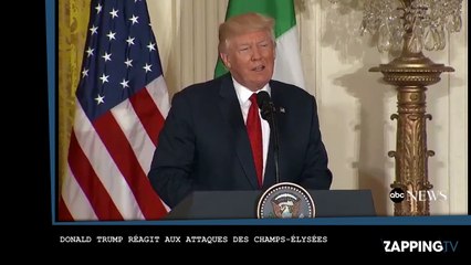Fusillade des Champs-Élysées : la réaction très rapide de Donald Trump (Vidéo)