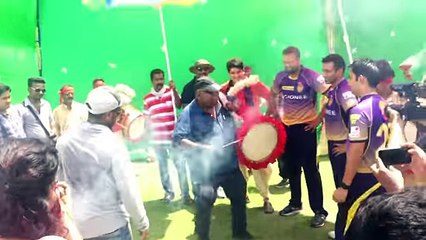 IPL 2017 -- JIO Dhan Dhana Dhan ad making, very funny dances by cricketers -- Must watch