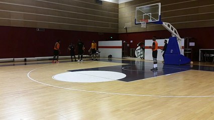 Entraînement du MSB avant la finale de la coupe de France