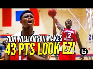 Zion Williamson Makes 43 Points Look EASY! Raw Game Highlights!