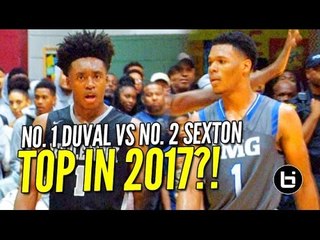 No. 1 Trevon Duval (24/6/5) vs No. 2 Collin Sexton (39 pts) at Holiday Hoopsgiving! Raw Highlights!