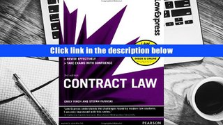 Download [PDF]  Contract Law: Uk Edition (Law Express) Emily Finch Full Book