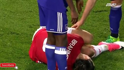 La blessure de Zlatan Ibrahimovic !