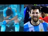 Lionel Messi spotted crying after Argentina loses Copa America 2016 finals | Oneindia News