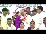 Karnataka woman kisses CM Siddaramaiah, Watch viral video| Oneindia News
