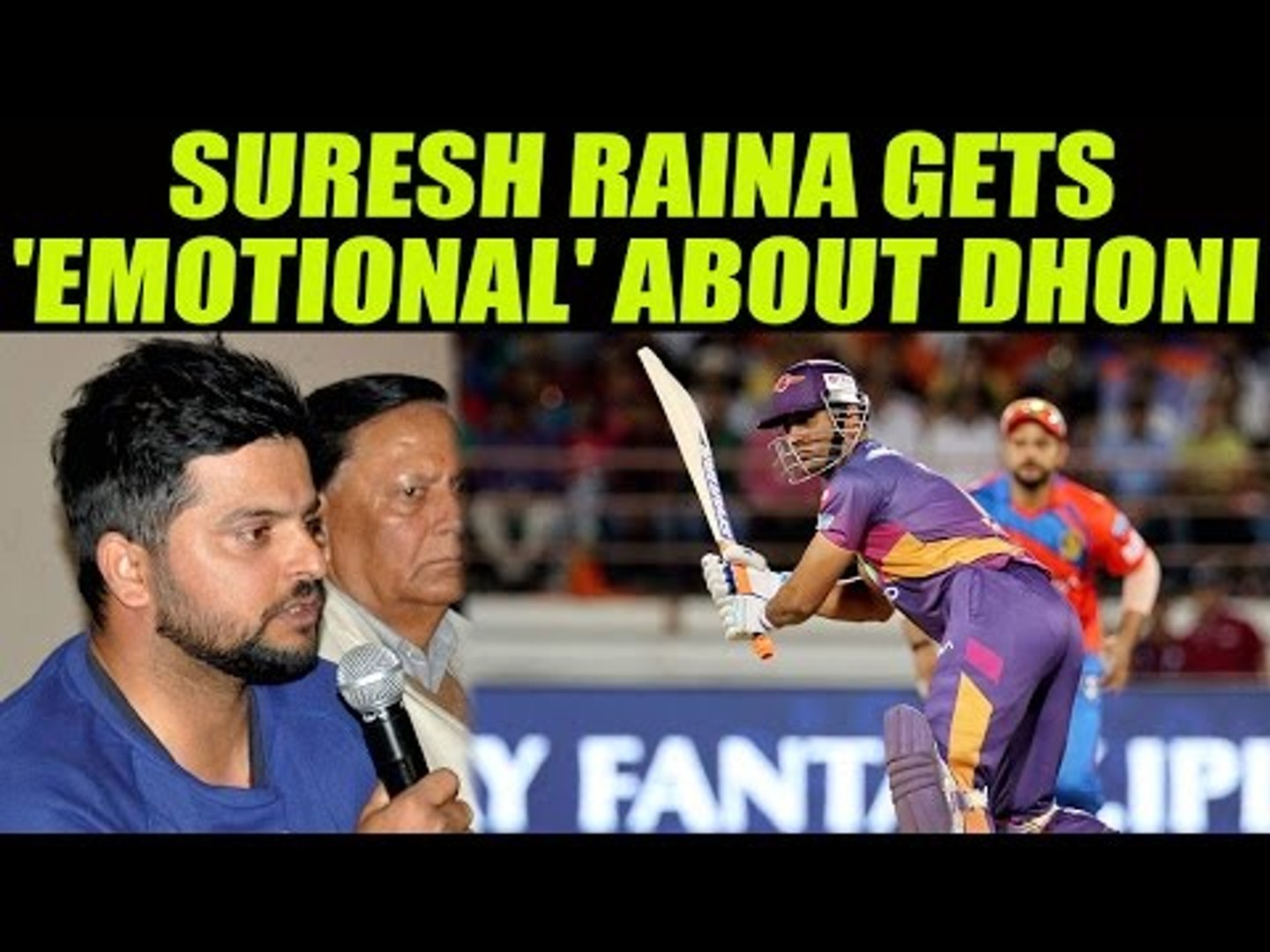 suresh raina y ms dhoni