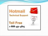Dial @1-888-451-4815 Live Tech support via Hotmail technical support toll free number