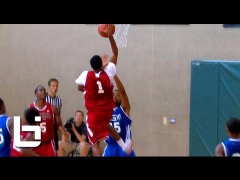 6'1 Kasey Hill POSTERIZES Defender & Makes Him Fall At Adidas Super 64!!