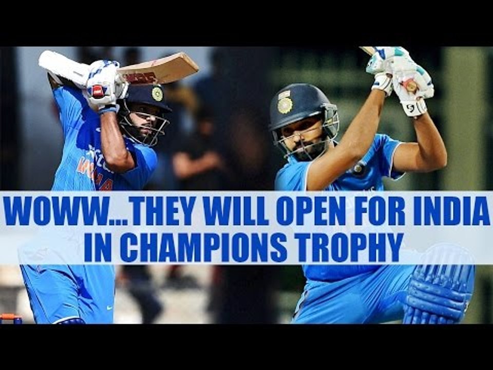 ICC Champions trophy: Shikhar Dhawan should open with Rohit Sharma, feels Laxman | Oneindia News