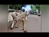 Vadodara demolition drive turns violent, protesters burn bus and a police chowky | Oneindia News