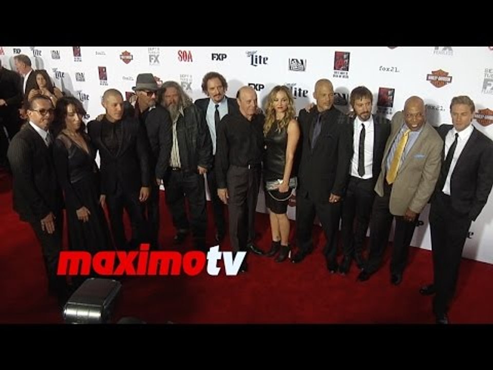 Charlie Hunnam, Lea Michele, Marilyn Manson SONS OF ANARCHY Season 7 Premiere