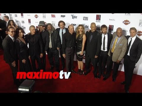 Charlie Hunnam, Lea Michele, Marilyn Manson SONS OF ANARCHY Season 7 Premiere