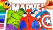 Superheroes Marvel Avengers Age of Ultron Spider Man Homecoming Hulk Captain America coloring pages