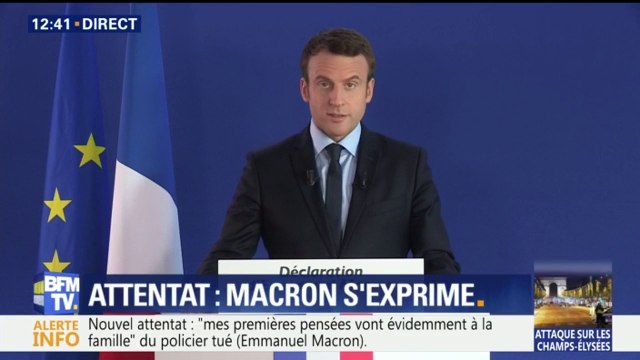 Macron appelle à ne pas céder à la peur dimanche