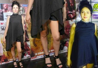 Sonal Sehgal Flaunting Her Legs In Short Dress