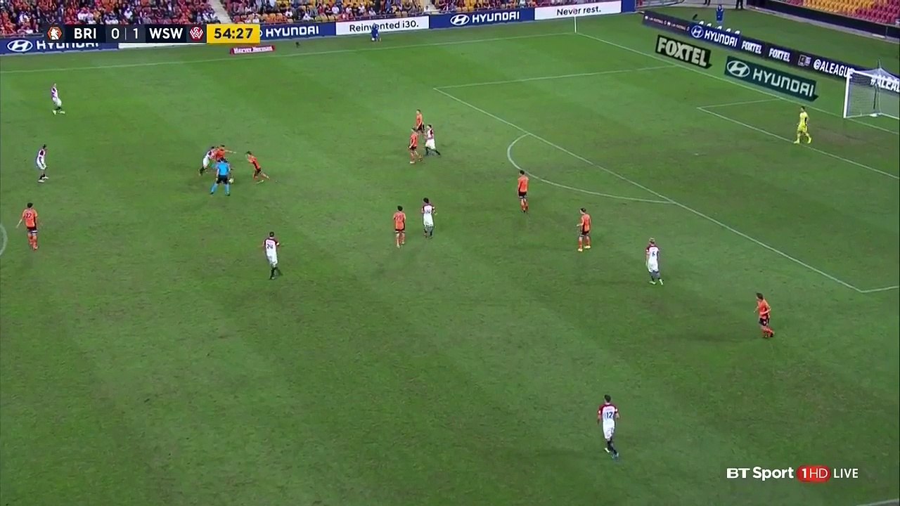 Jamie Maclaren Goal HD - Brisbane Roar 1 - 1 WS Wanderers - 20.04.2017