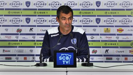 Bordeaux-Bastia : Conf. d'avant-match de R. Almeida
