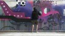 Artists create 'Outside art' in Hong Kong