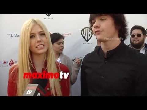 Katherine McNamara & Joel Courtney Interview | 2014 TJ Martell Family Day | Red Carpet