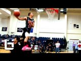 Gabe York Alley-Oop Windmill Over 3 People!! Makes It Look EASY!